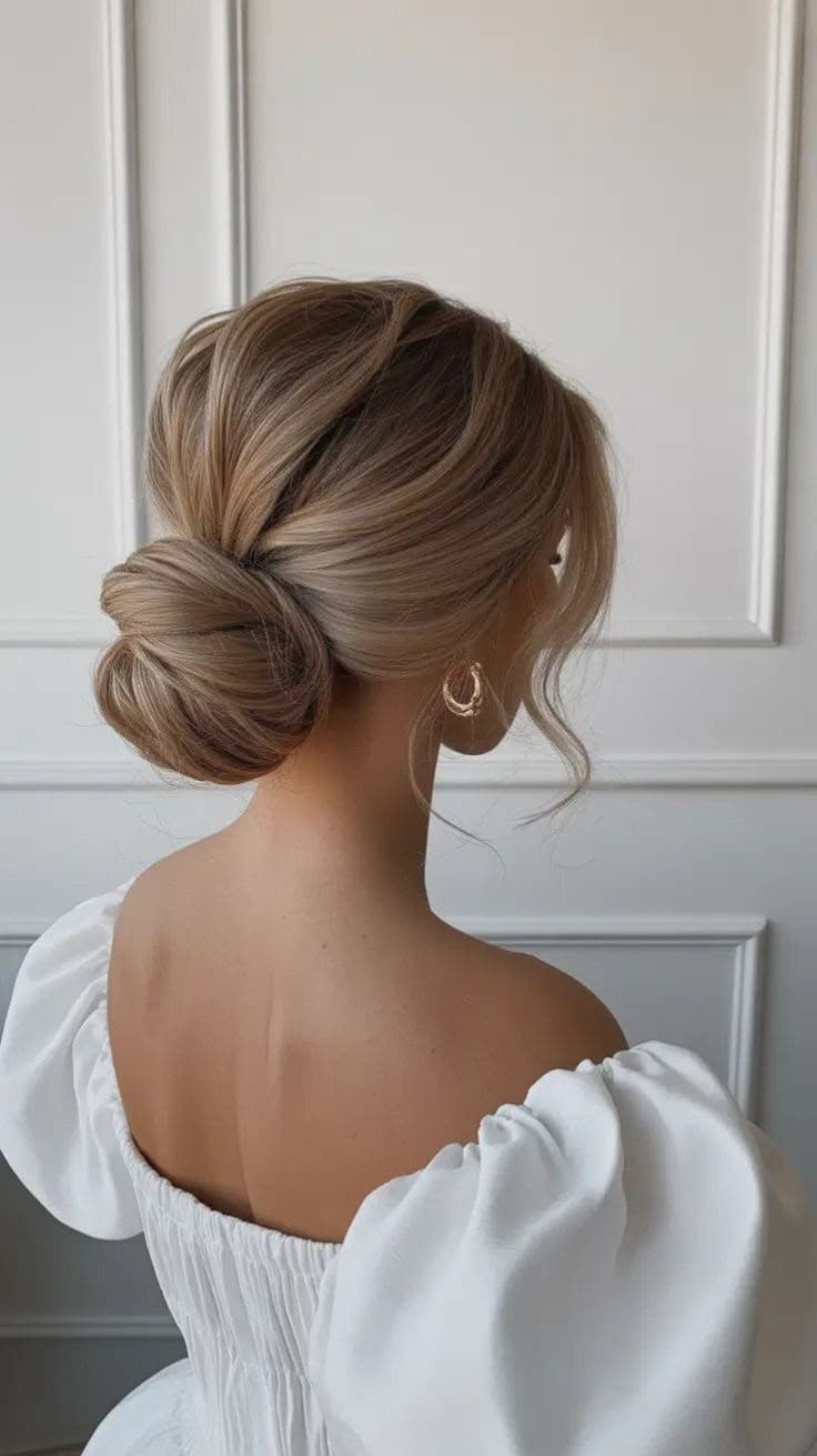 Chignon updo
